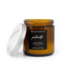 Load image into Gallery viewer, Palmetto - scented candle - 12.5 oz amber jar