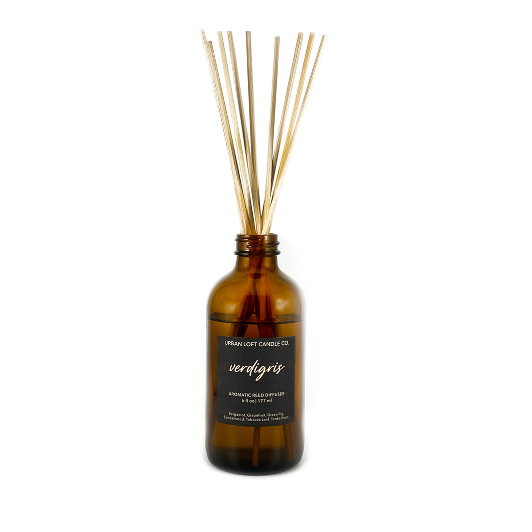Urban Loft Candle Co. Verdigris Aromatic Reed Diffuser